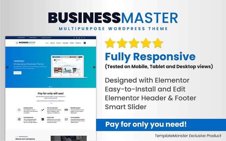Business Master - Multipurpose Business WordPress Theme.