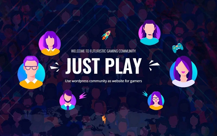 PLAY - Gaming Community WordPress Theme.