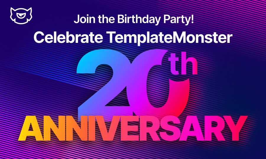 TemplateMonster 20th Anniversary