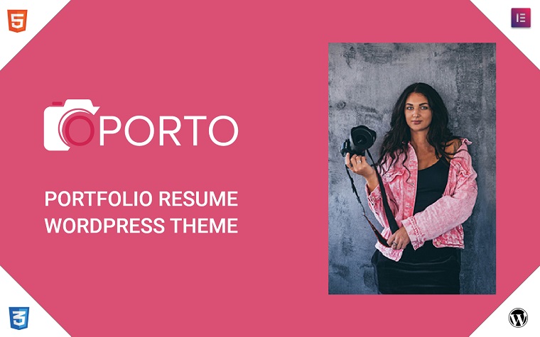 oPorto - Responsive Personal Portfolio Resume WordPress Theme.