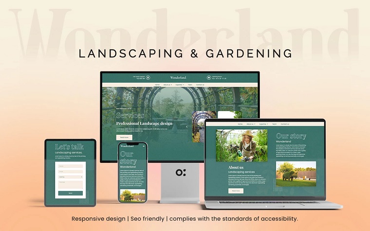 Wonderland - Gardening WordPress Theme.