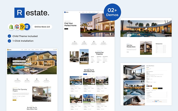 Estate - Real Estate Agency Shopify Theme.