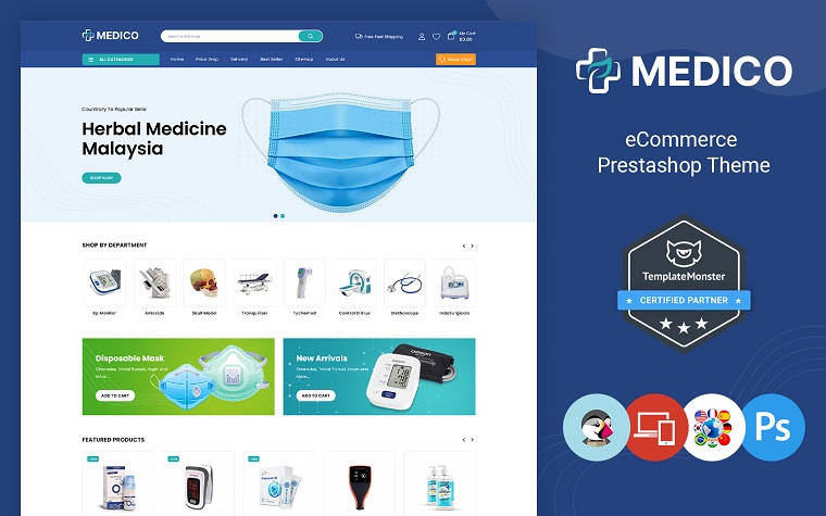 Medico - Medicine PrestaShop Theme.