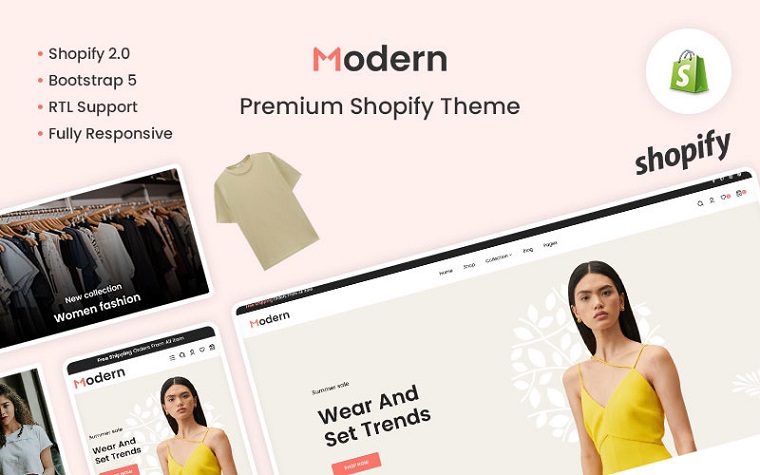 Fashion store website for sale Ready made shopify dropshipping niche store 