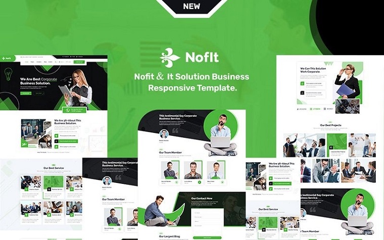 Nofit - Corporate Business HTML Template.