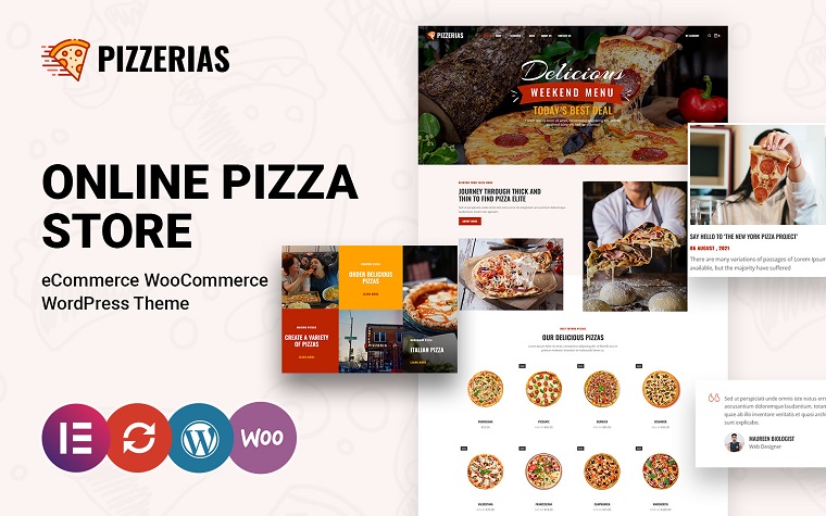 Pizzerias - Pizza & Restaurant WooCommerce Theme.
