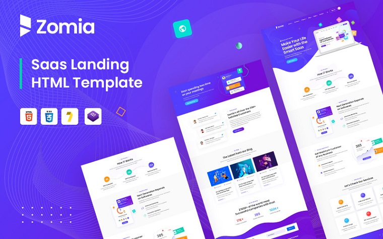 Zomia - SaaS Digital Agency HTML5 Template.