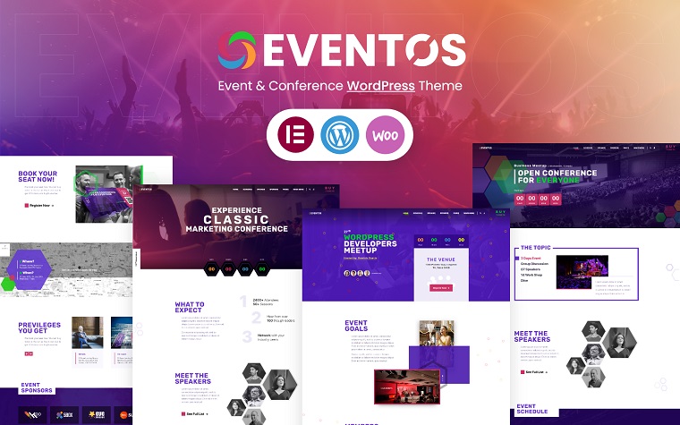 Eventos & Event Organization WordPress Theme.