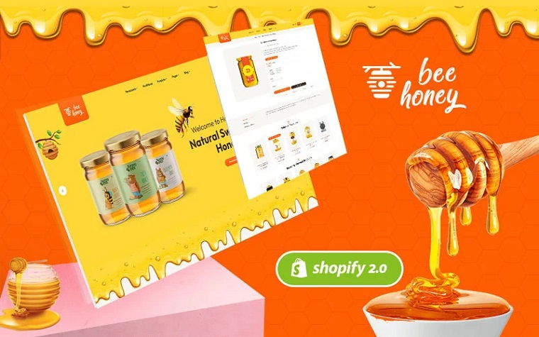HoneyBee - Multipurpose Shopify OS2.0 Theme.