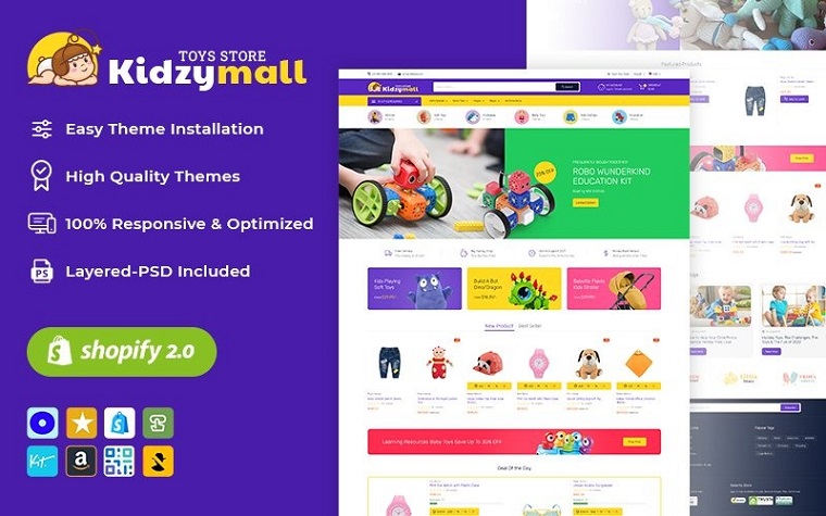 KidzyMall - Kids Store Shopify Theme.