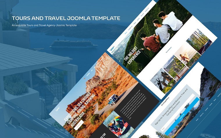 Traveler - Tour Operator Joomla Template.