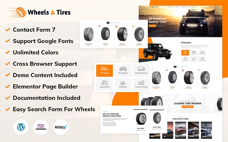 Wheel & Tire - Attractive WooCommerce Template.