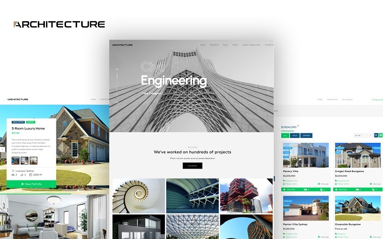 Nexus - Architecture & Civil Engineering WordPress Theme.