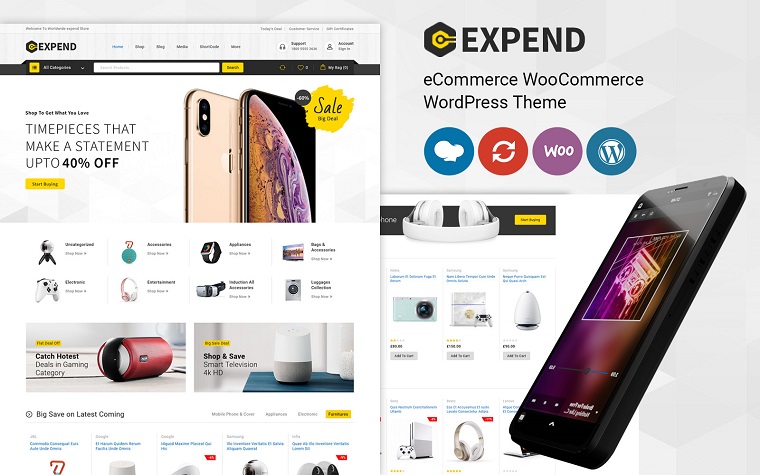 Expend - Electronics WooCommerce Theme.