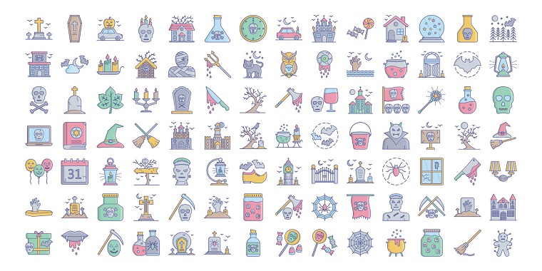Free Halloween PNG & SVG Icons.