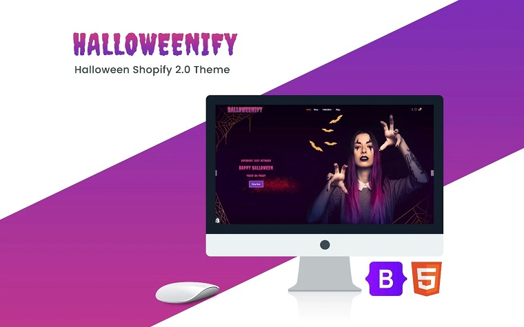 Halloweenify - Halloween Shopify 2.0 Theme.