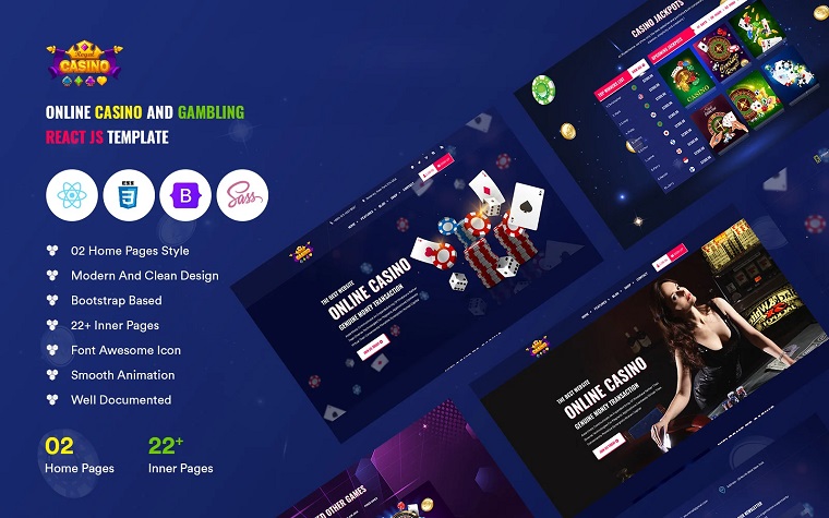 StartPlay - Best Online Casino And Gambling React Js Template.