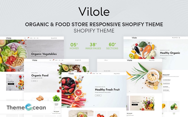 Vilole - Eco And Organic Meal Store Responsive Shopify Theme.