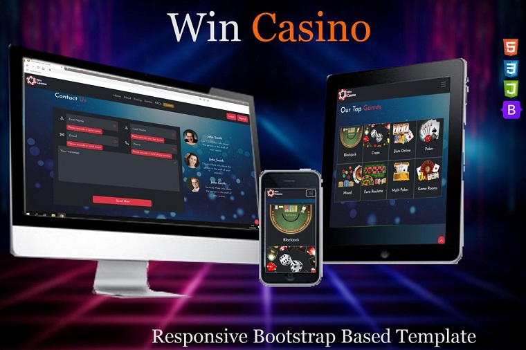 Joyful Online Casino Landing Page: Win Casino.