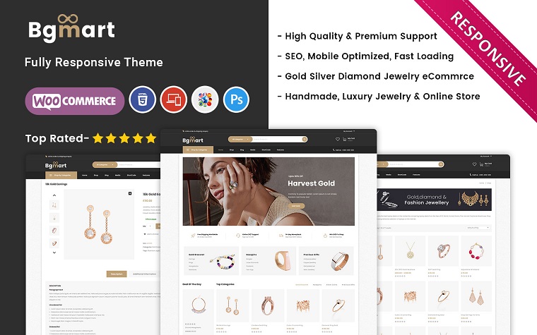 Bgmart - Jewelry And Accessories Responsive Woocommerce Theme.