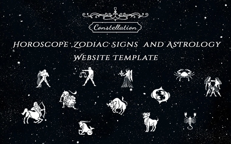 Constellation - Horoscope , Zodiac Signs and Astrology Responsive Bootstrap 5 Website Template.