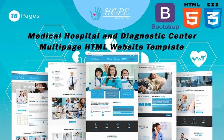 Hope - Healthcare Center HTML Template.