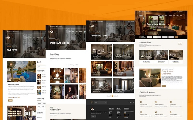 Little - Hotel Reservations HTML5 Template.