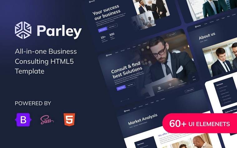 Parley - Business Consulting HTML5 Template.