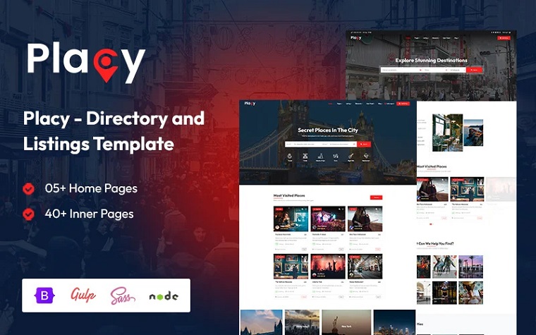 Placy - Directory and Listing Template.