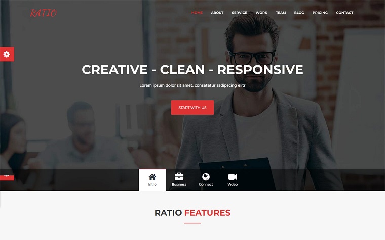 Ratio - Multipurpose Business Agency Website Template.