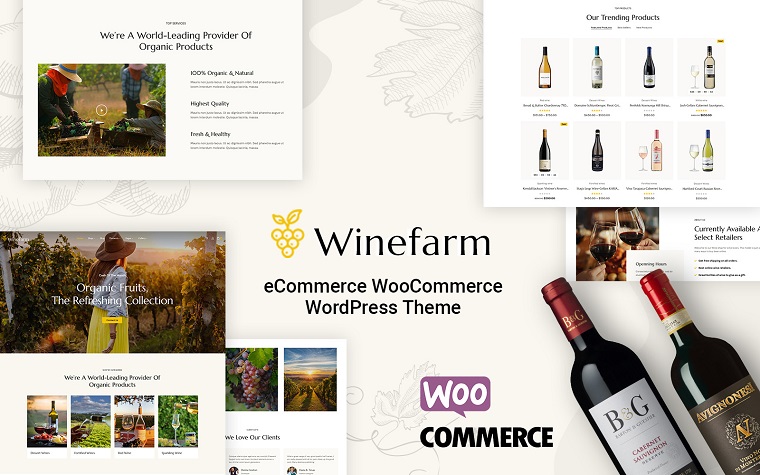 WineFarm - Wine And Drink Store WooCommerce Theme.