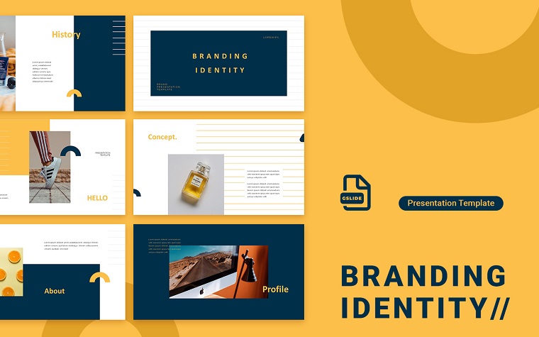 Branding Identity Google Slides Template.