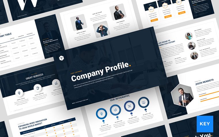 Company Profile Presentation - Keynote template.