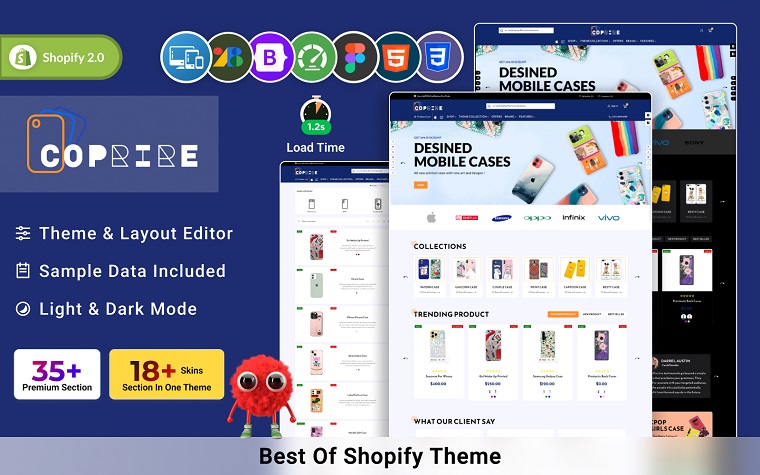Coprire - Phone Cover Shopify 2.0 Responsive Theme.
