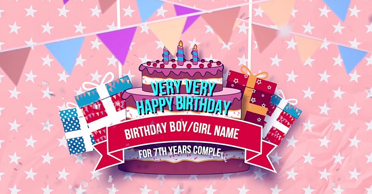 Happy Birthday Slideshow - Final Cut Pro Template.