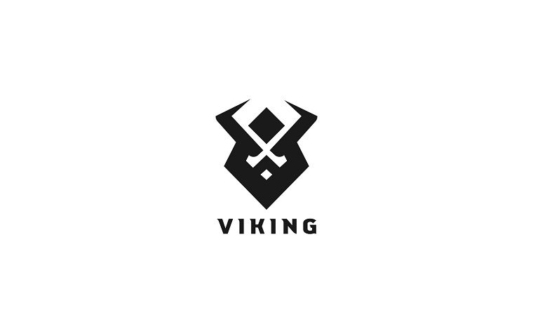 Iconic Viking Logo Template.