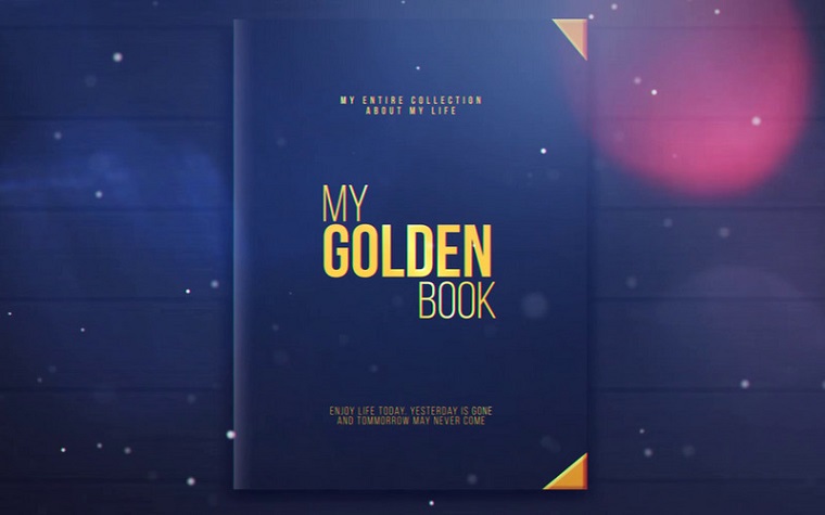 My Golden Book After Effects Template.