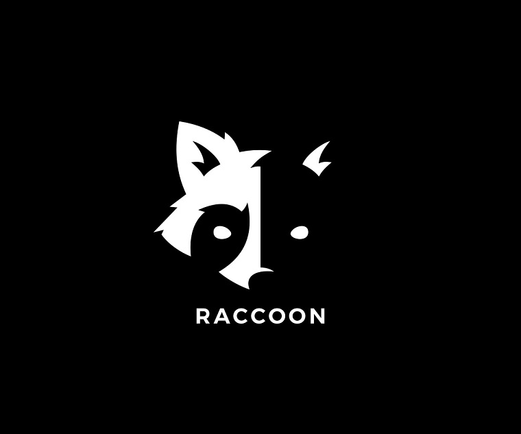 Raccoon Logo - Raccoon Head Logo Template.