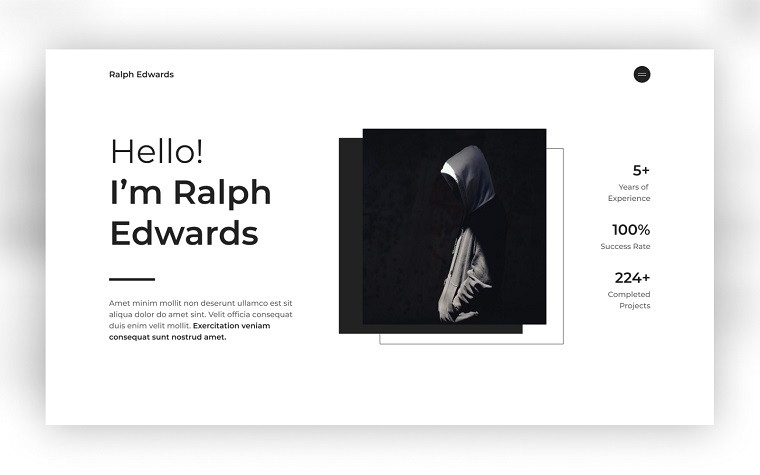 Ralph - Personal Portfolio PSD Template.