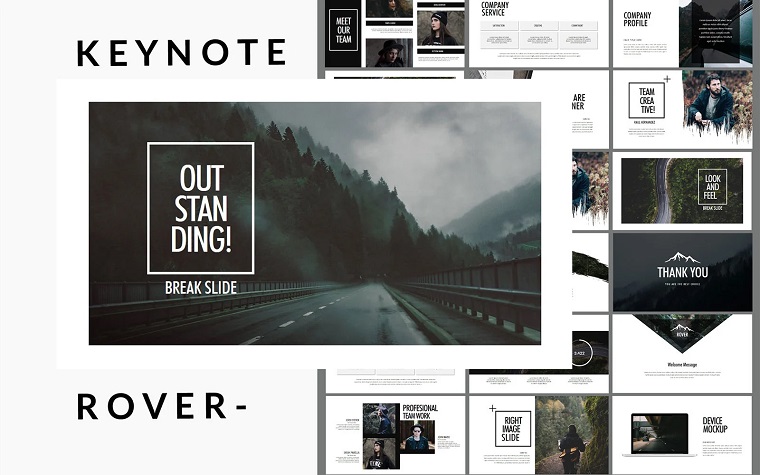 Rover Adventure - Forest Keynote template.