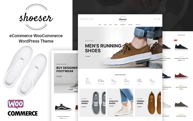 Shoeser - Fashion and Shoes WooCommerce Theme.