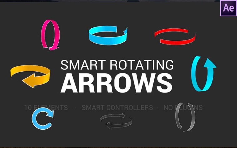 Smart 3D Arrows Pack - After Effects Template.