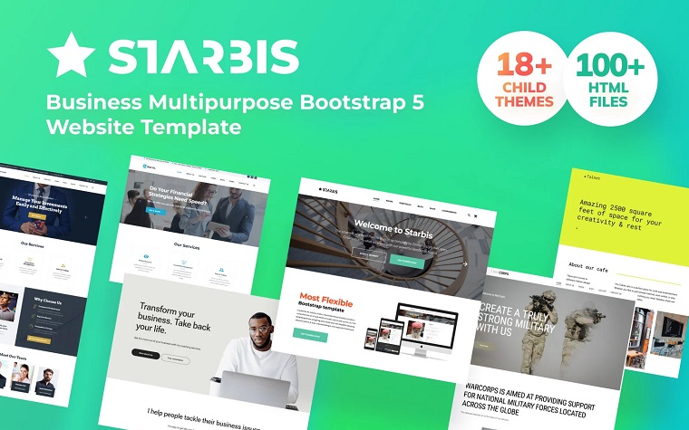 Starbis - Business Multipurpose Bootstrap 5 Website Template.