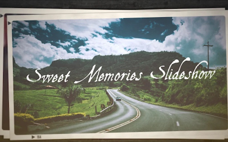 Sweet Memories Premiere Pro Slideshow.