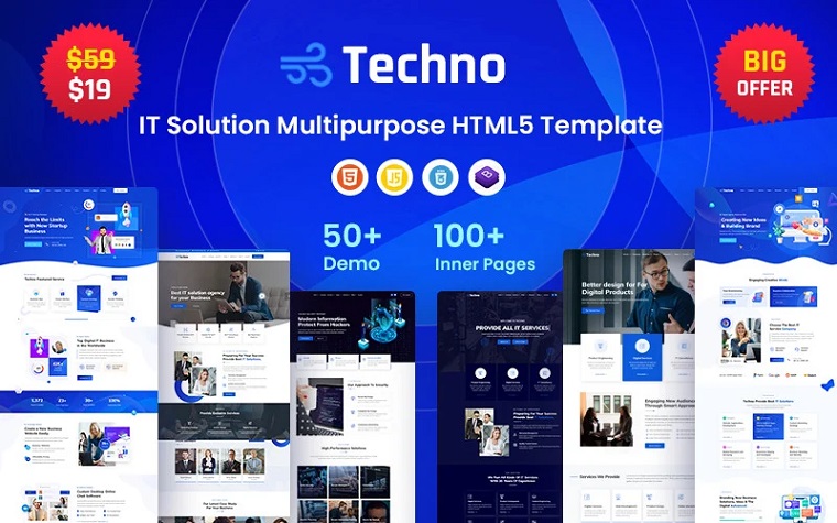 Techno - Best IT Solution & Multi-Purpose HTML5 Template.