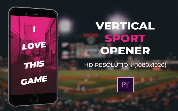 Vertical Sport Opener - Premiere Pro.