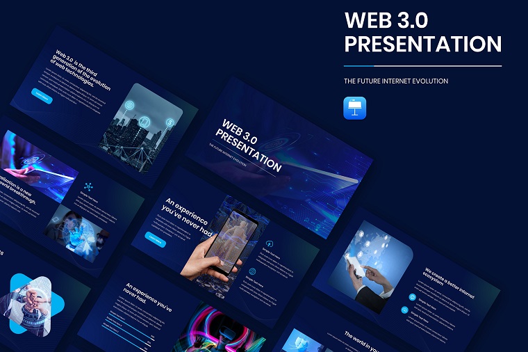 WEB 3.0 Keynote Presentation Template.