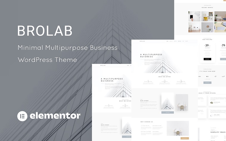 Brolab - Corporate WordPress Theme.