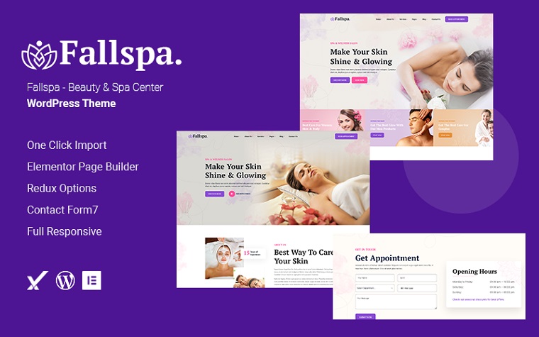 Fallspa - Beauty Center WordPress Theme.