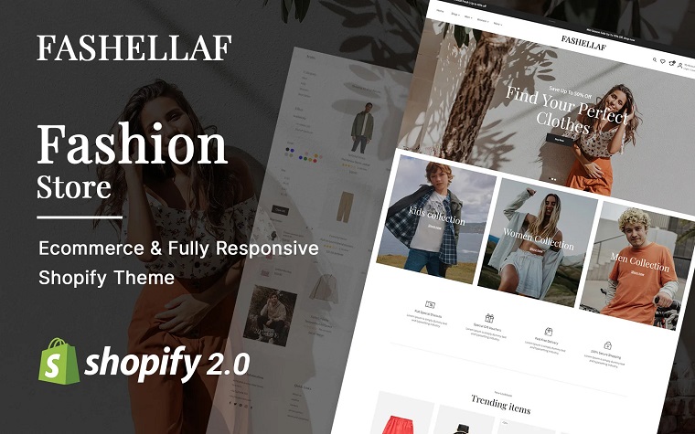 Fashellaf - Clothes Fashion Shopify Theme.